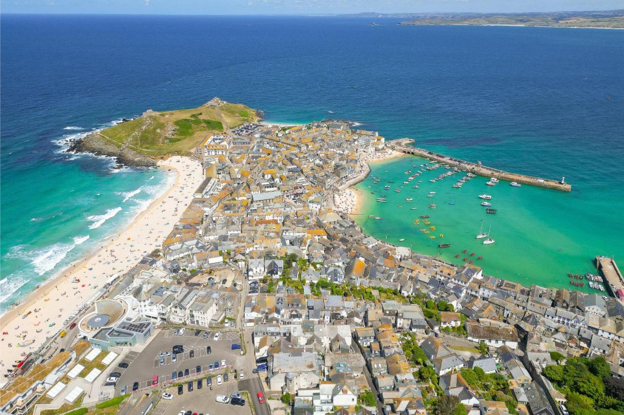 Ferienwohnung Seabreeze 3 - Seaview & Parking St Ives Exterior foto