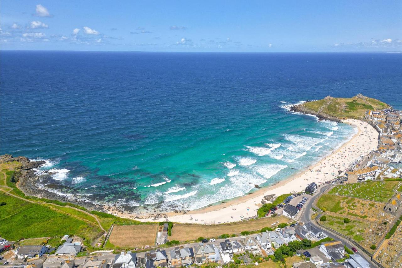 Ferienwohnung Seabreeze 3 - Seaview & Parking St Ives Exterior foto