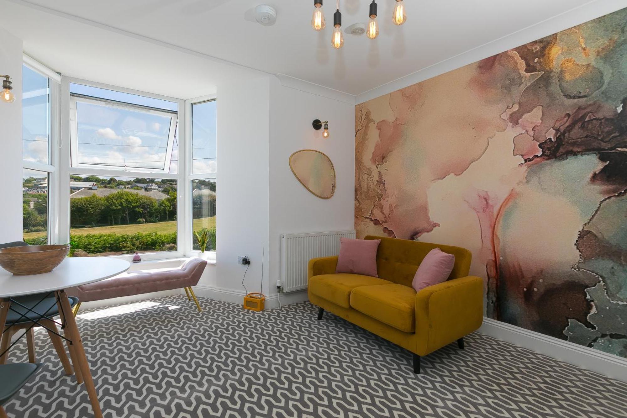 Ferienwohnung Seabreeze 3 - Seaview & Parking St Ives Exterior foto